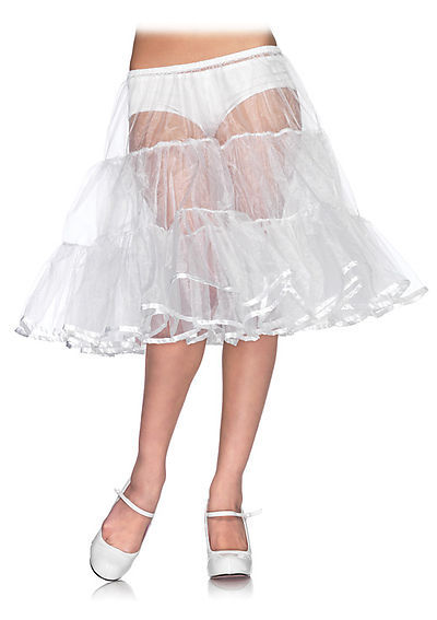 Shimmer Organza Knee Length Petticoat Skirt