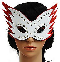 Venezianische Maske - Weiß