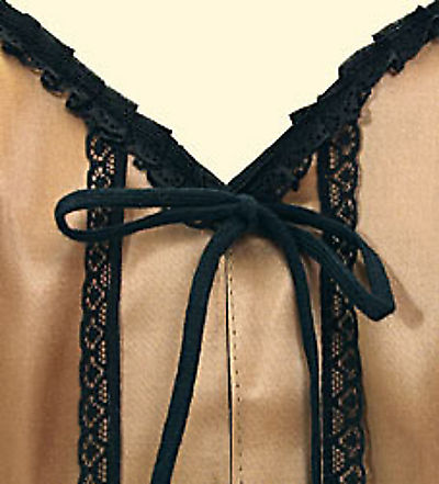 Brustschalen-Korsett mit Rüschen Satin blau / 46cm: Korsett mit Rüschen