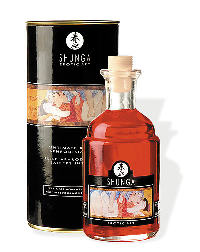 SHUNGA Intimate Kisses Öl Cherry 100ml: SHUNGA Intimate Kisses Öl 100ml