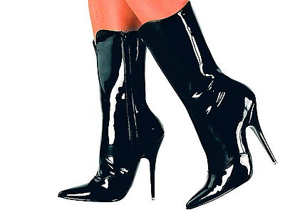 Fetischbekleidung von Ledapol im www.sex-versand.com: Stiefeletten Leder Ledapol D056: Stiefeletten Leder