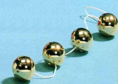 4 Gold Vibro Balls