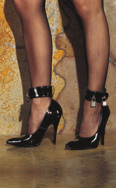 High Heels abschlie�bar schwarz