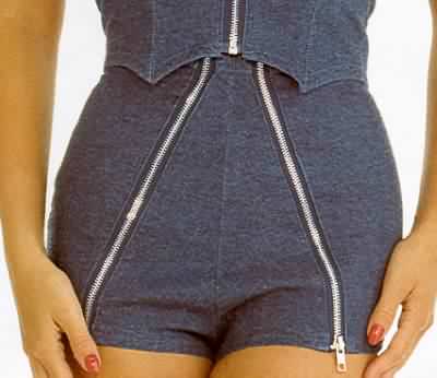 Hotpants ,Stretch-Jeans 90%C blau / 16: Hotpants