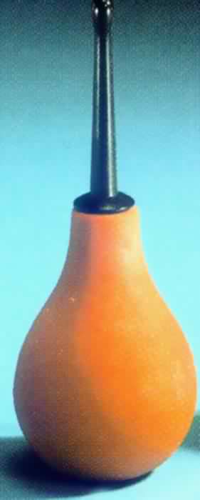 Birnspritze, Gummi, 70mm Kan�le 240ccm