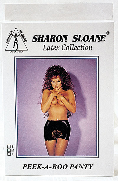 LATEX Shorts mit L�chern