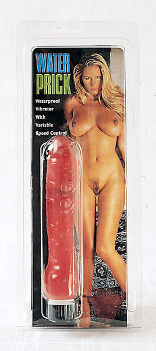 WATER PRICK Vibr. m. Hoden rot