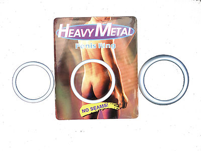 Heavy Metal Penis Ring silber