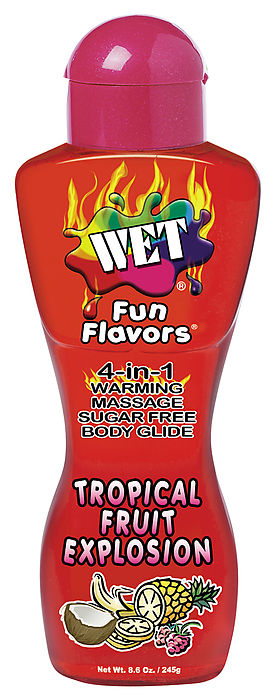 WET Fun Flavors Lotion Tropical Fruit