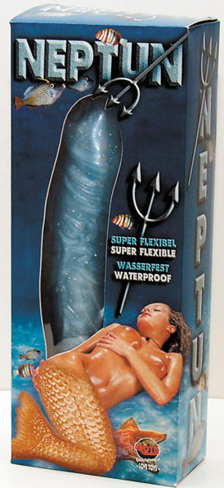 Neptun-Vibrator aus Glitzer-Jelly