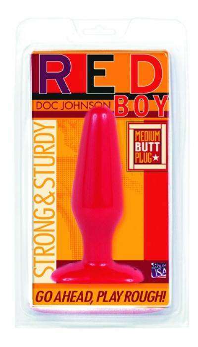 Red Boy Butt Plug mittel