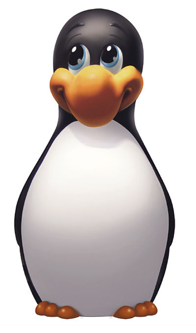 Bade-Pinguin I RUB MY PENGUIN