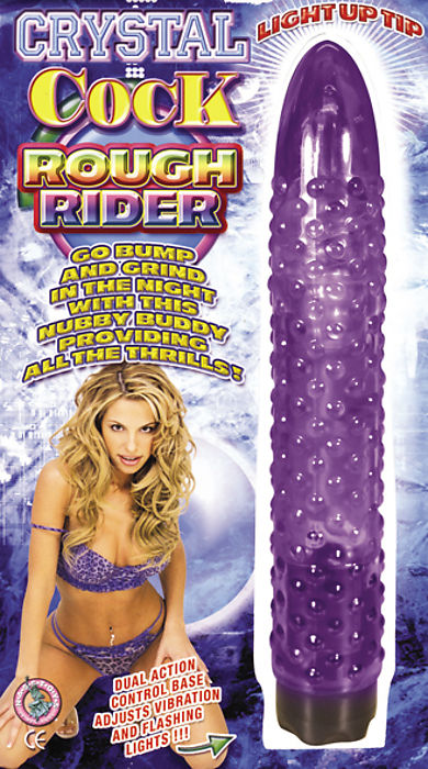 Crystal Cock Rough Rider Vibrator 21cm