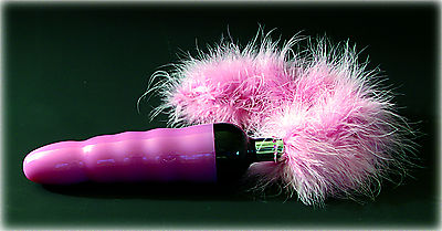 MINX Feather Deluxe Vibr. pink + St�nder