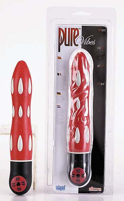 Silicone Pure Vibes Strawberry Vibr. rot