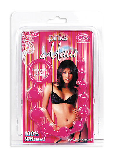 O'My Pinks Maui Silikon-Analkette pink