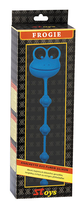 SToys Frogie Silicon-Liebeskette blau