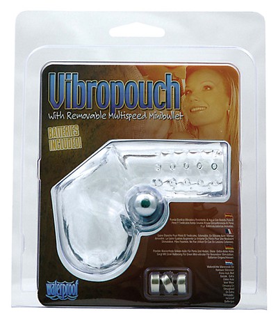 Silicone Vibropouch transp. m. Batt.