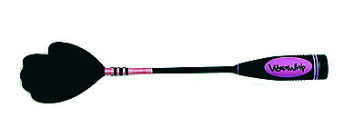 VibraWhip pink Peitsche 30cm m.Lederhand