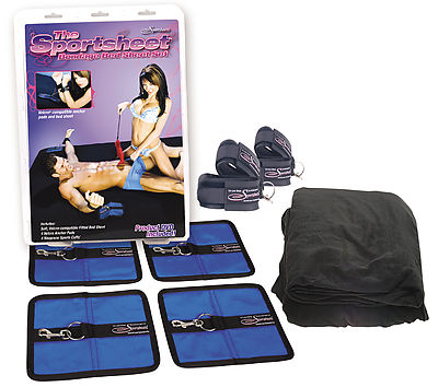SPORTSHEETS Bondage Bed Sheet Set Queen