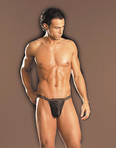 EXCITE MAN Stripe Posing Strap