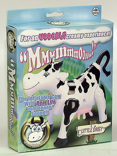Aufblasb. Kuh Little Daisy m. Sound: Aufblasb. Kuh Little Daisy m. Sound