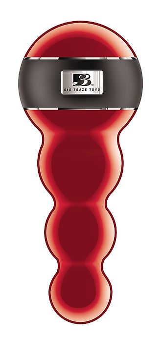BTT Dai-Dö Dildo #5 (stacked ball) red: BTT Dai-Dö Dildo #5 (stacked ball)