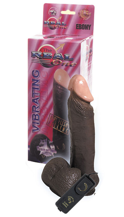 THE REAL ONE Penisvibr. black 20cm