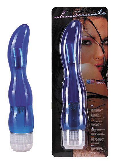 Silicone Showermate Vibrator blue