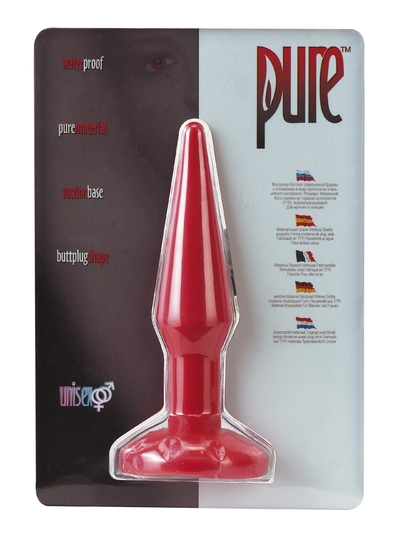 PURE Butt Plug rot klein