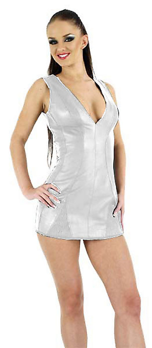 Leder-Kleid