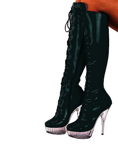 Plateauschn�rstiefel Leder Herrenvariante