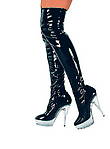 plateaustiefel-lack