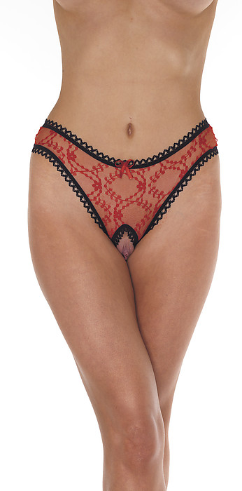 Slip offen rot