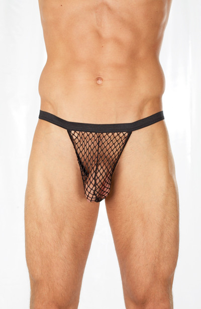 Netzslip (G-String) schwarz