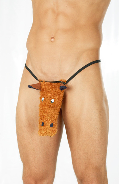 Slip (G-String) Pferd braun