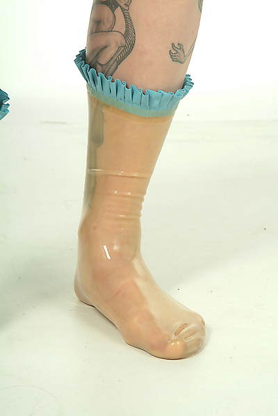 R�schensocken, getaucht/geklebt