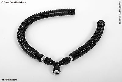 Latex-Schlauch mit Gewinde, 25 cm