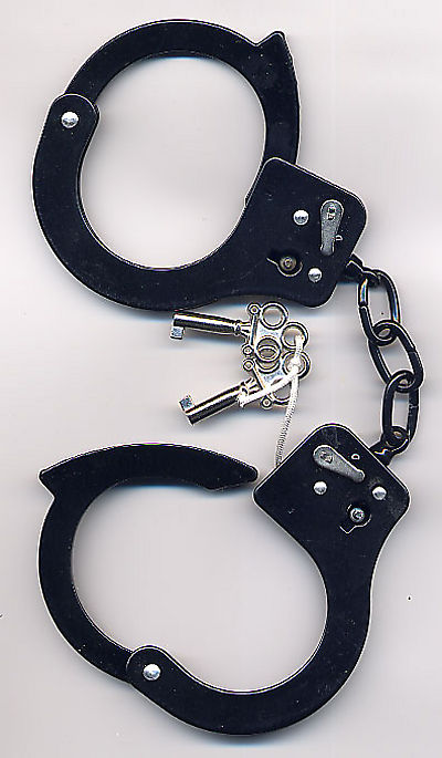 Handschelle schwarz