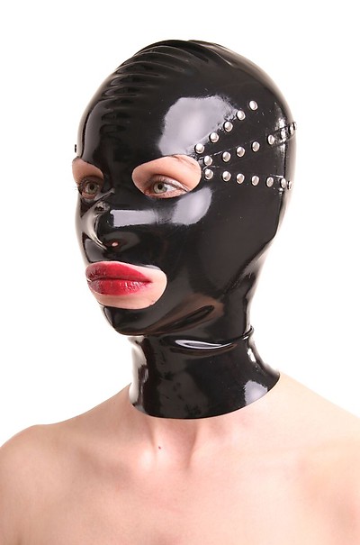 Latex-Maske mit Rei�verschluss