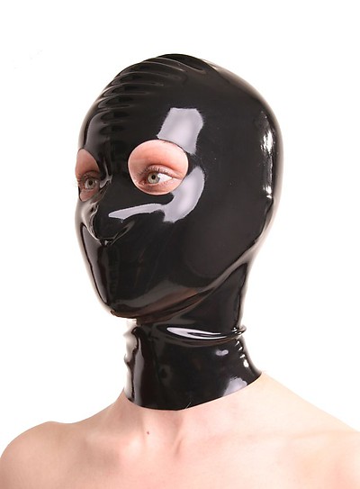 Latex-Maske mit Rei�verschluss