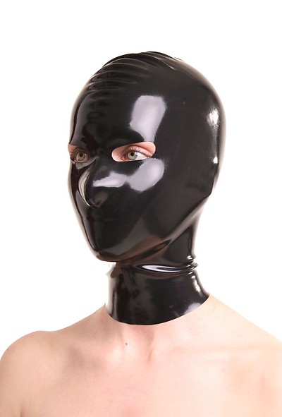 Latex-Maske mit Rei�verschluss