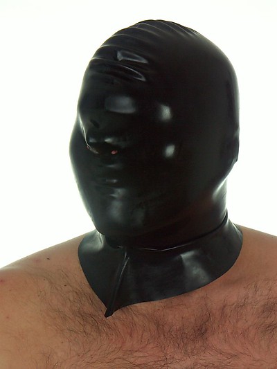 Latex-Maske mit Rei�verschluss
