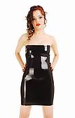 Latex-Kleid