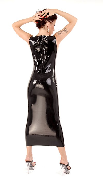 Latex-Kleid