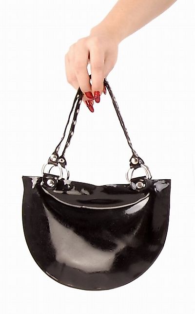 Latex-Handtasche