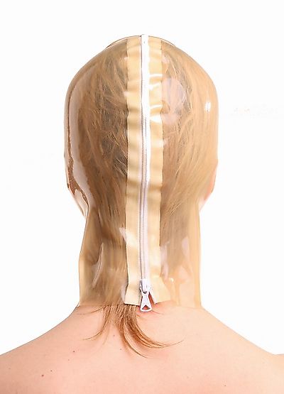 Latex-Maske mit Rei�verschluss