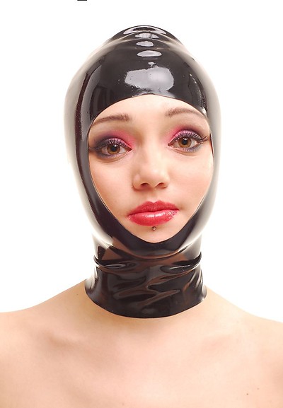Latex-Maske mit Rei�verschluss