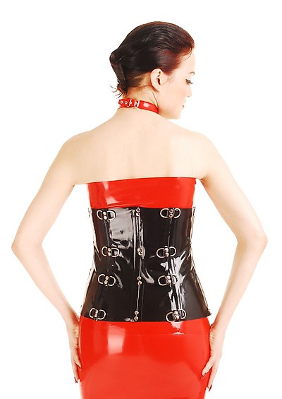 Latex-Corsage