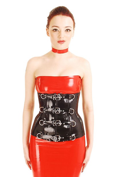 Latex-Corsage